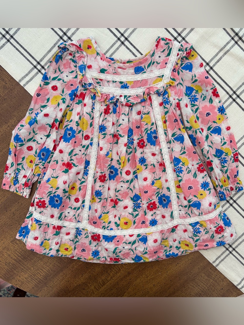 Mini Boden Floral Dress Toddler Girls 2-3